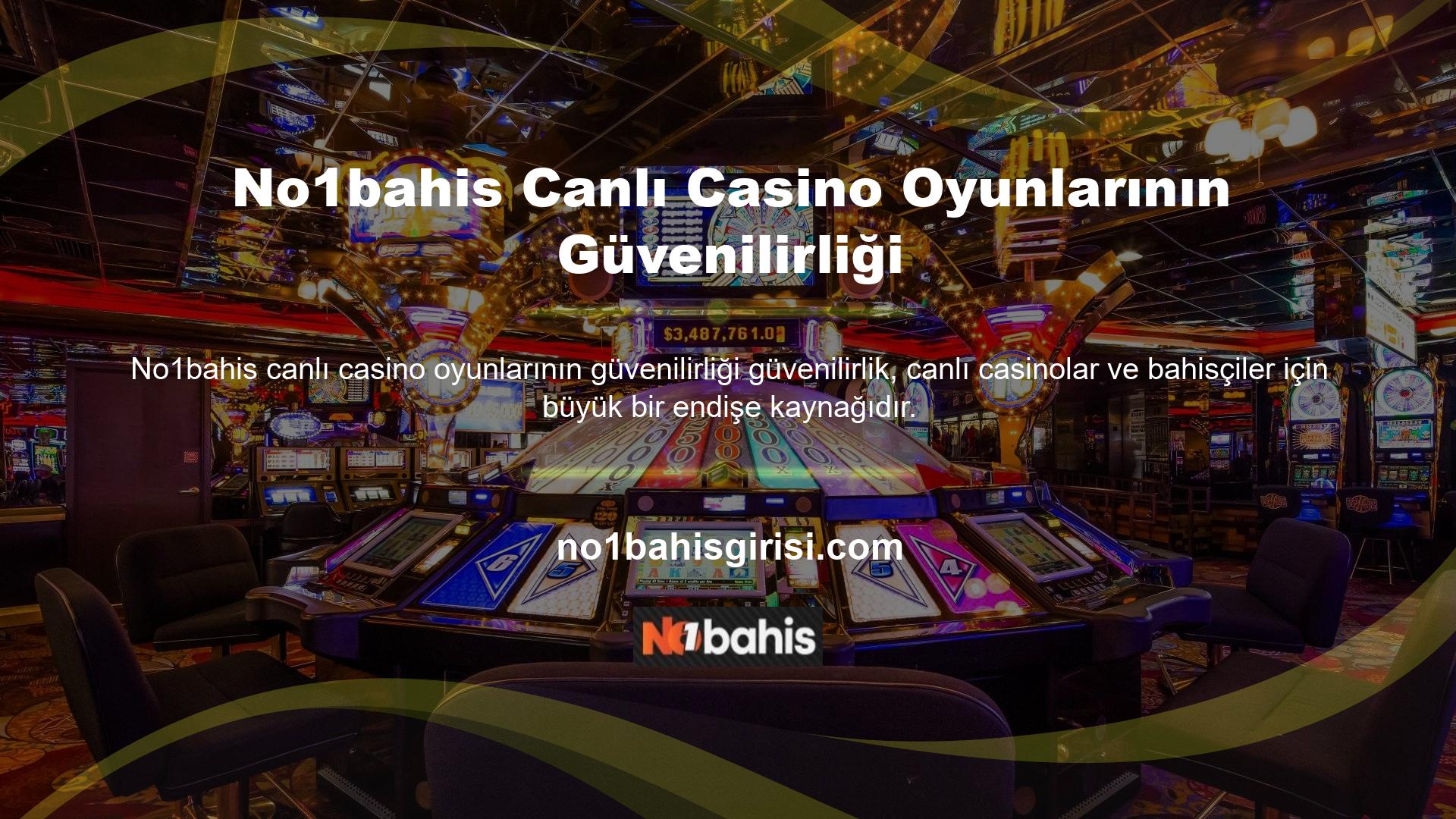 Bir canlı casino sitesinin güvenilirliği en önemli kriter olarak düşünülmelidir